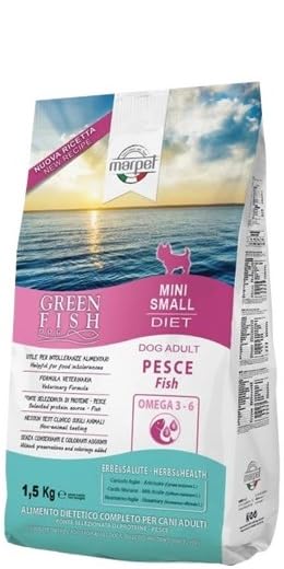 Marpet Pienso para perro Mini Greenfish Low Grain monoproteico Pescado 1,5 kg