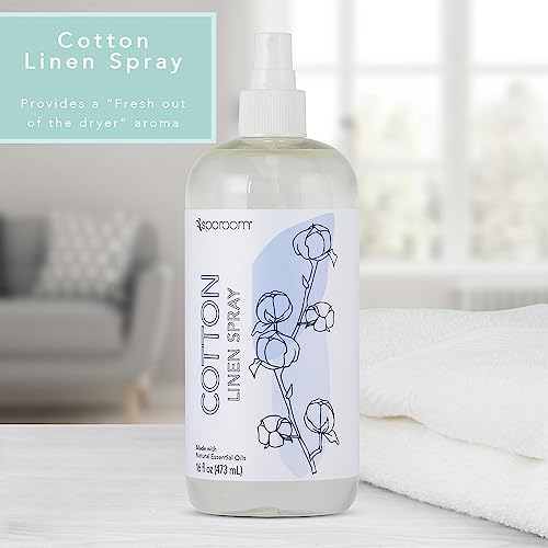 Sparoom Linen And Room Spray Air Freshener With Essential Oils, Cotton Fresh, 16 Ounce #TOP4