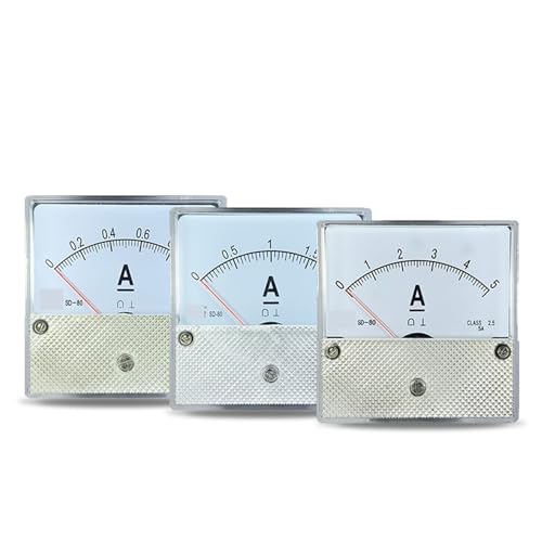 Amperímetro de CC analógico SD80 unidad de medición de corriente 2A 2