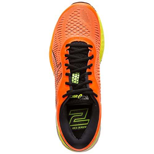 Asics - Gel-Kayano 25, Zapatillas de Entrenamiento Hombre, Naranja (Rose Shocking Orange/Black 800), 42 EU