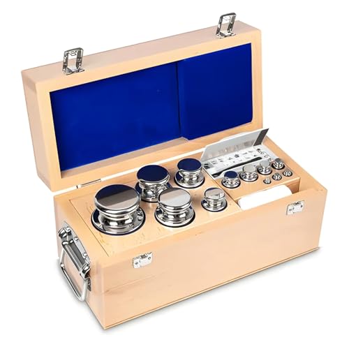 Kern 323-08 1 mg-5 kg F1 Class Set of Weight in Wooden Box with Stainless Steel