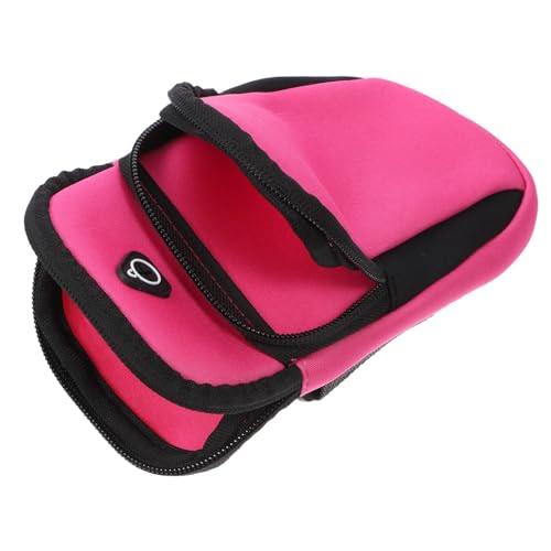 DECORNIJIA 1 Pieza Bolsa Deportiva Rosa Brazalete Multiusos Teléfonos y Llaves Gran Capacidad Actividades al Aire Accesorios de Ejercicio