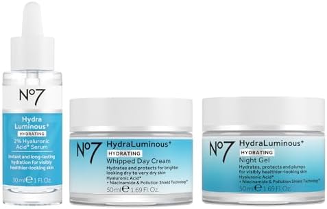 Amazon.com: No7 HydraLuminous+ 2% Hyalyronic Acid Serum, Day