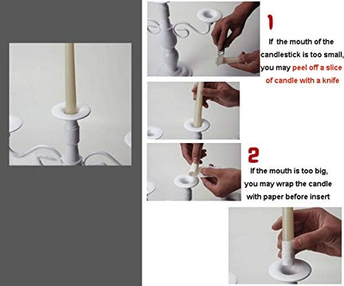 IBLUELOVER 2pcs Iron Taper Candle Holder Retro Metal Candlestick Black Vintage Chamberstick Holder Simple Candle Stand Table Decor for Party Dinner Valentine Christmas Wedding Banquet