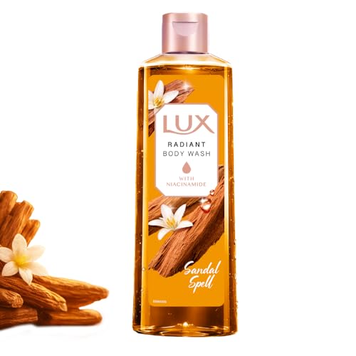 Image of LUX Sandal Spell Bodywash, with Niacinamide, 245ml for Radiant & Bouncy Skin Feel