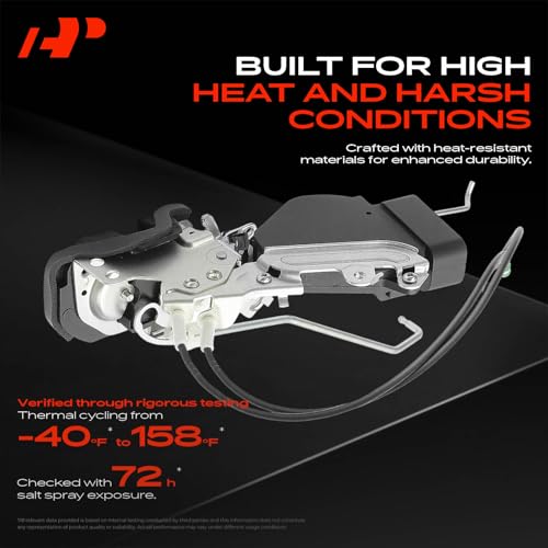 Image of A-Premium Front Right Passenger Side Door Lock Actuator Compatible with Toyota Highlander 2001-2007