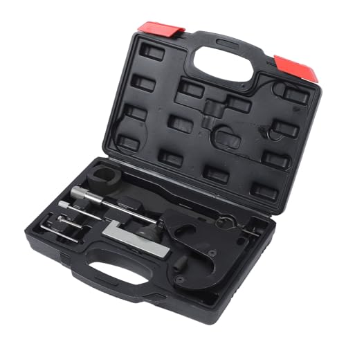 Bewinner Kit D'outils de Synchronisation de Moteur 9 Pièces, Outil D'alignement d'arbre à Cames de Moteur, Kit D'outils de Verrouillage de Réglage en Acier au Carbone pour 1.6 1.7 DCi R9M