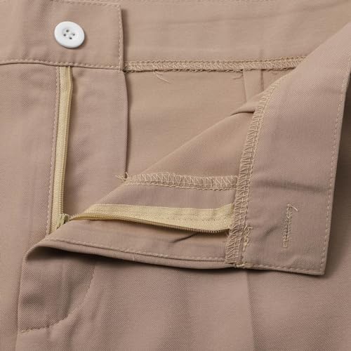 Mens Casual Chino Pants Stretch Waist Lightweight Trousers Classic-Fit Business Dress Pants Slacks for Men4