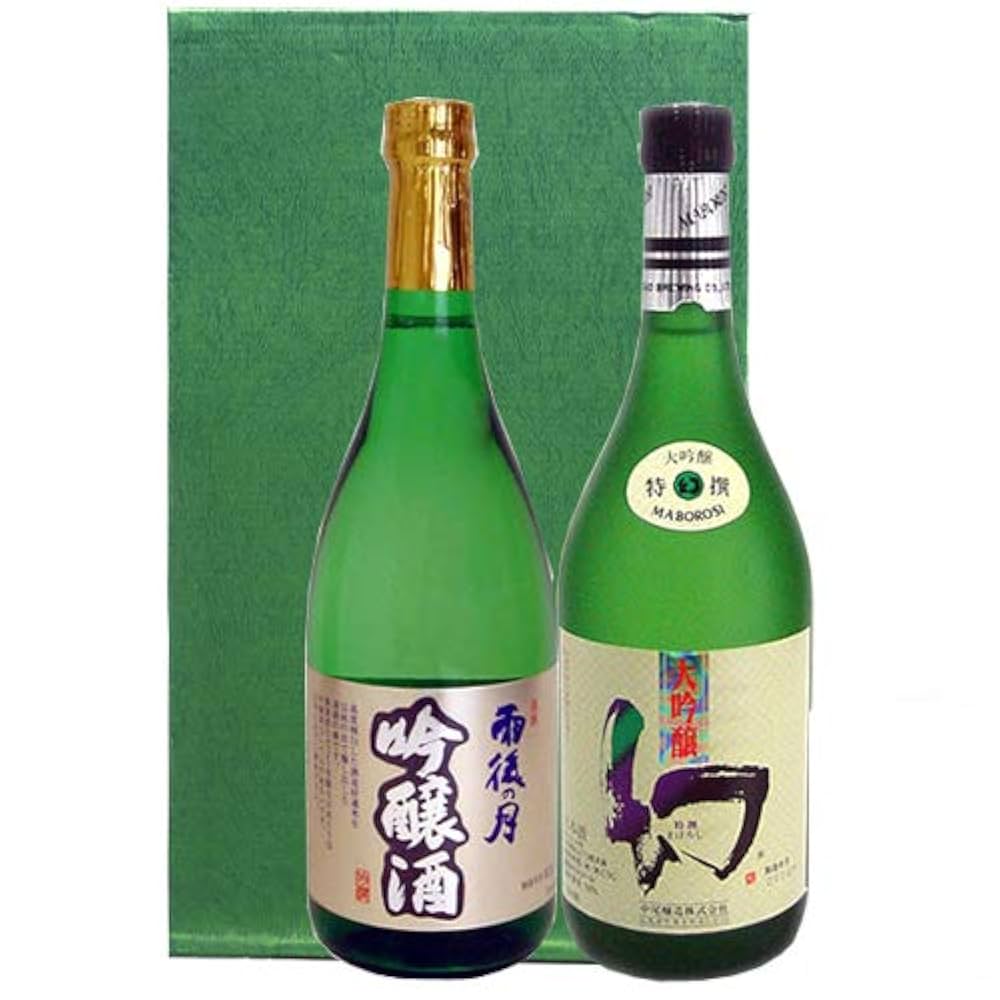 Amazon.co.jp: 飲み比べセット 雨後の月 吟醸酒・誠鏡 まぼろし