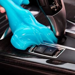 PULIDIKI Car Cleaning Gel Universal Detailing Kit Automotive Dust Car Crevice Cleaner Slime Auto Air Vent Interior Detail Removal for Car Putty Cleaning Keyboard Cleaner Car Accessories Blue