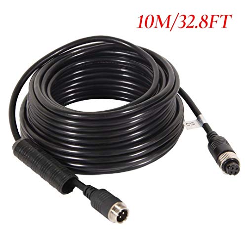 Backup Camera Cable 4PIN Video Power Aviation Extension Wire for Vehicle Car Camper