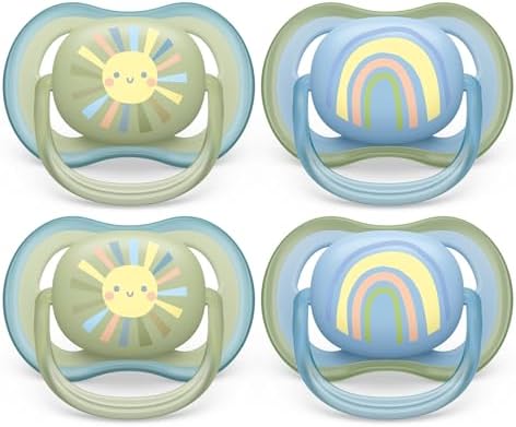 Philips Avent Ultra Air Pacifier - 4 x Light, Breathable Baby Pac...