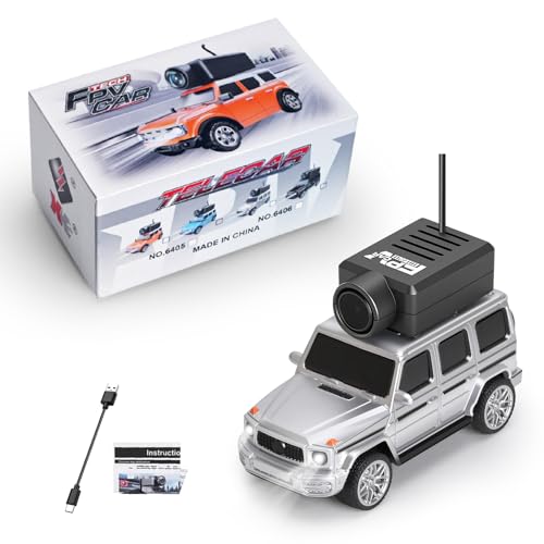 Image of Wltoys 1:64 FPV RC Drift Car, 720P WiFi APP, 2.4GHz Gyro (Sliver) | HD Zero‑lag Camera, 3 Speeds & Suspension. Dual LED Lights. Smooth on Carpets /Tiles. APP Photo /Video /VR for Hobbyists