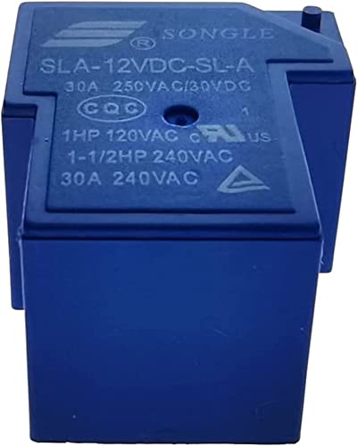 Relé DIP5 SLA con capacidad de 30A y bobina de 24V para alta corriente sin sobrecalentamiento 6