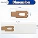 20 Pack Vacuum Bags Compatible with Oreck XL Upright Vacuum Cleaner Type CC XL5 XL7 XL21 2000 3000 4000 7000 8000 9000 Series All Upright Vacuum Cleaners