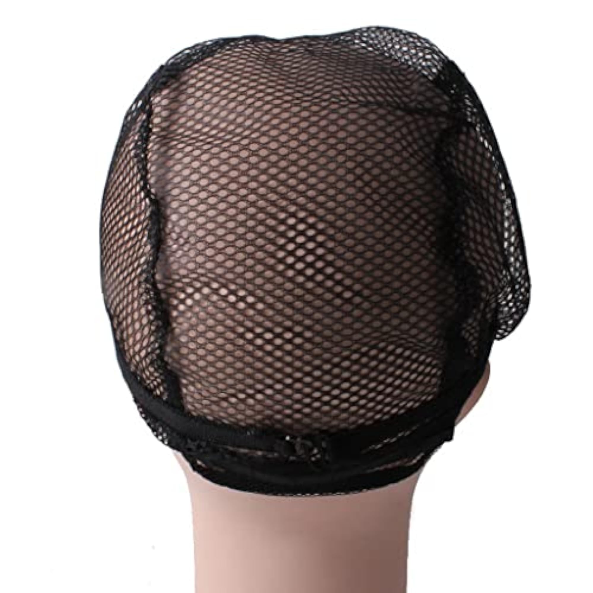4x Hair Wig Weaving Cap Snood Net, Breathable Black