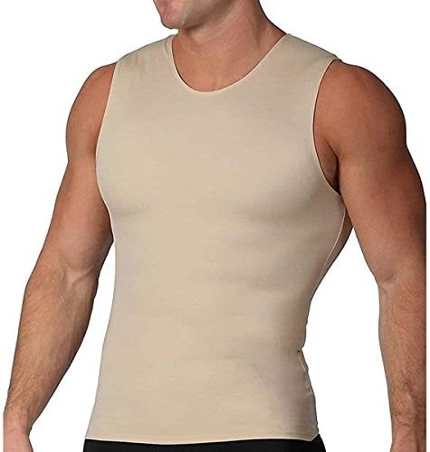 KIT 5 Cintas Postural Masculina Redutor Barriga Bodyshaper Slim Fitness Creme M