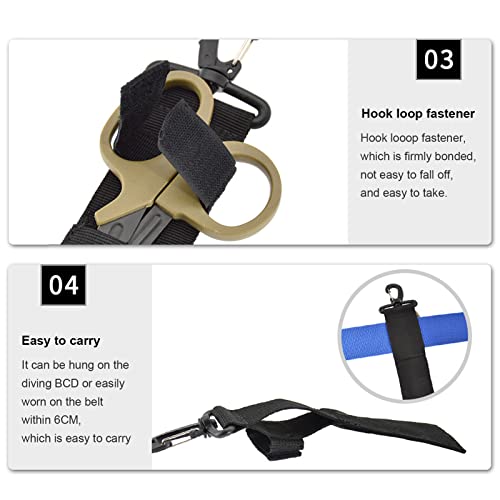 DivePro Dive Snips Met Beschermende Schede - Handige Opbergruimte Voor Onderwaterscharen En Draagbare Hoes - Image 5