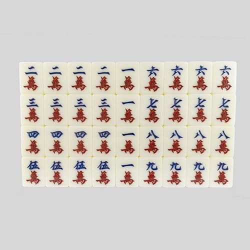Jeu de Mahjong Chinois traditionnel 39 EU complet 4 dés girouette - 2