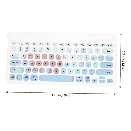 Funda de teclado para portátil delgada y flexible, protector lavable compatible con Pro 2
