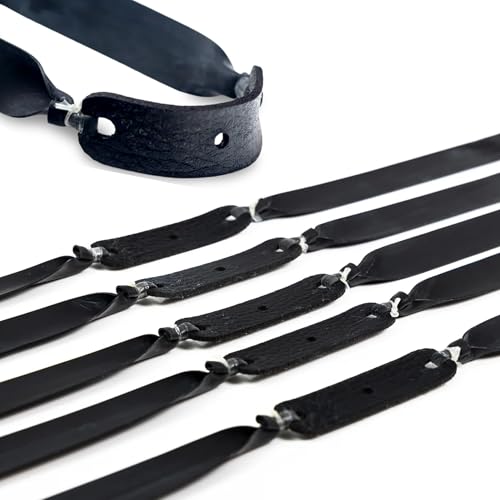 SimpleShot 5pcs Slingshot Bands Powerful Professional Elastic Rubber Catapult Shooting Flat Bands (3/8