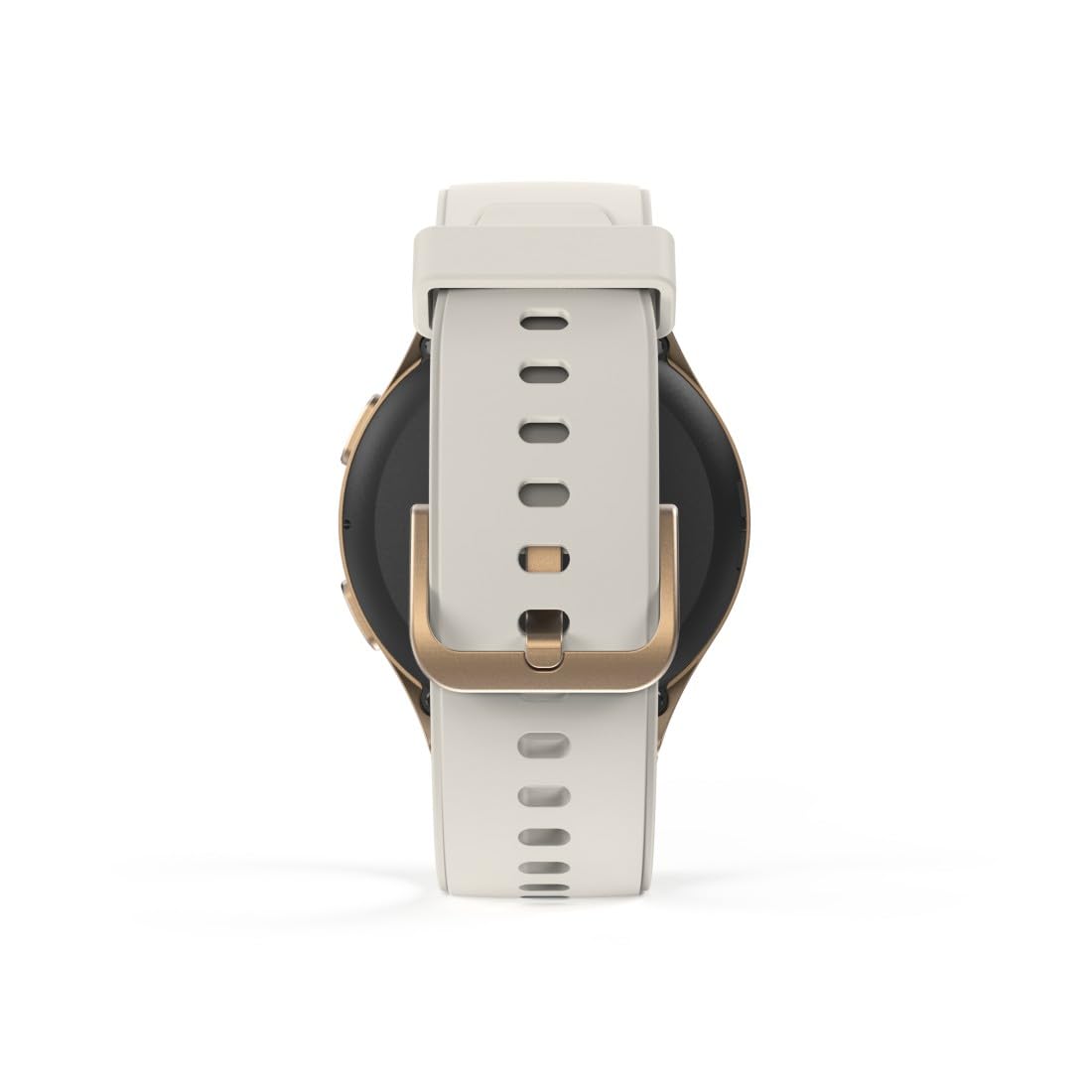 Hama | Reloj Inteligente 1.32" (Smartwatch Resistente al Agua IP68, GPS, análisis sueño, frecuencia Cardiaca, Monitor de hasta 100 Actividades, Pantalla táctil) Beige Oro