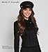 Bonnie Z. Leonardo Women Fashion Sweet Cool Fiddler Caps Newsboy Caps Visor Caps Black