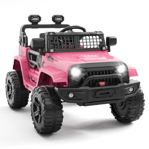 Hetoy Ride on Truck Car, 12V Kids Electric Vehicles with...