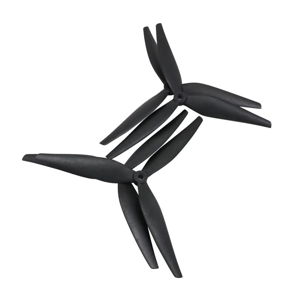 2 Pares 10X5X3 9X5X3 10X4.5X3 3 Hélice De Nailon Reforzado Con Carbono Negro Apta for RC FPV De Largo Alcance(10x5x3)