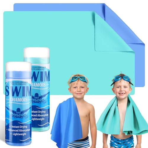 SmoothNovelty 2 Pack Swim Chamois Towel miniatura 1