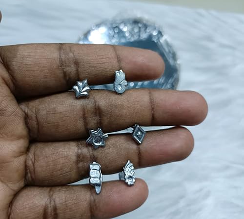 Pyengora Bindi Mould Stamp For Babies, 16 no Design Bottu Achulu for Girls,Kids with Stylish art - Image 5