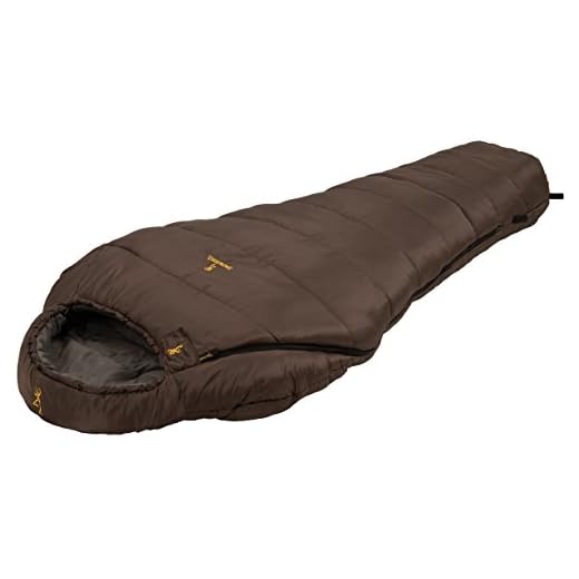 Browning Camping Kenai -20 Degree Wide Mummy Sleeping Bag , Clay, 40-Inch x 86-Inch