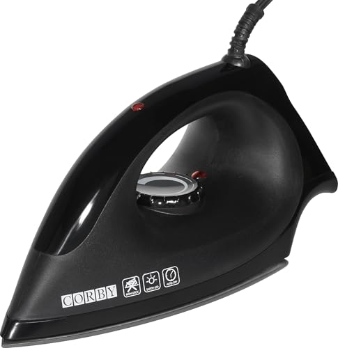 Corby Sherwood Trockenbügeleisen, 1200 W, Schwarz, EU-Stecker