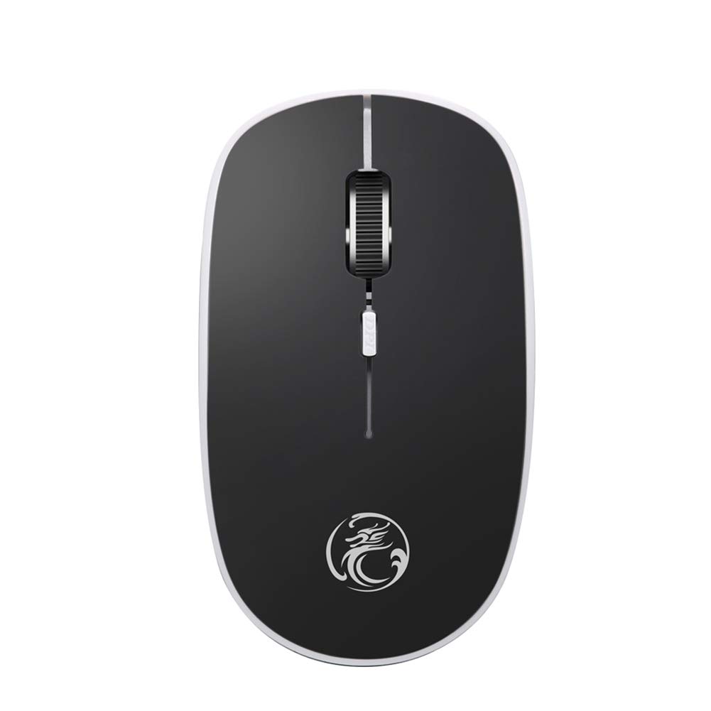 JYS365 APEDRA Wireless Gaming Mouse, Ergonomic, 1600DPI 2.4GHz Silent USB Receiver for PC Laptop Black