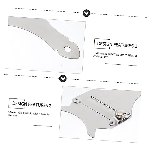 Zerodeko 2pcs rallador profesional de queso de acero inoxidable miniatura 7