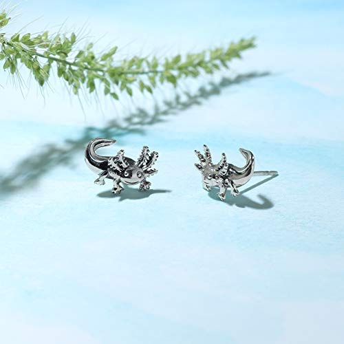 Boma Jewelry Sterling Silver Axolotl Stud Earrings4
