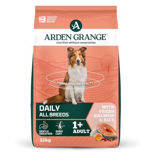 Arden Grange Adult Dry Dog Food with Fresh Salmon and Rice 12 kg