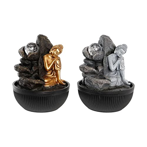 Fuente Buda oriental pack doble ideal para regalar en inauguraciones de casa 2