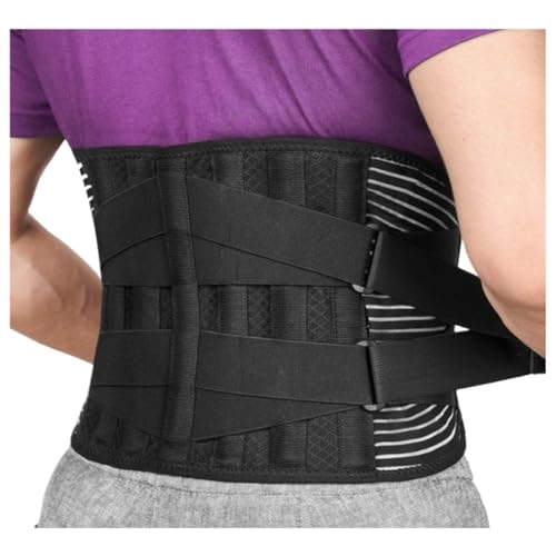 Faja Lumbar Faja Espalda Fajas De Trabajo 1 Pieza De Cinturón De Soporte Lumbar Para La Espalda, Corsé De Descompresión De Columna, Entrenador De Cintura Ajustable(XL)