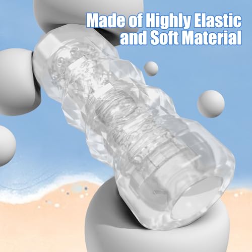 Image of Male Masturbator with 3D Textured, TPE Pocket Pussy Male Sex Toy | Masturbation Sleeve with Storage Box, Penis Training Sex Toy for Men, Couple Sex Toys & Game
