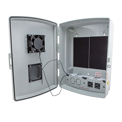NavePoint 14x10x04 ABS Plastic Weatherproof Indoor/Outdoor IP24 NEMA 3R Enclosure,