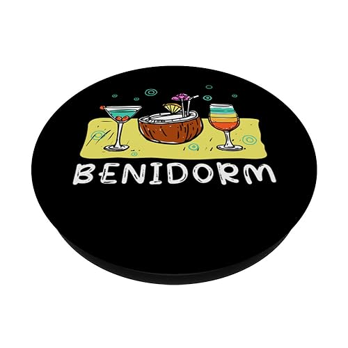 Benidorm Vacation Beach PopSockets Swappable PopGrip - Image 2