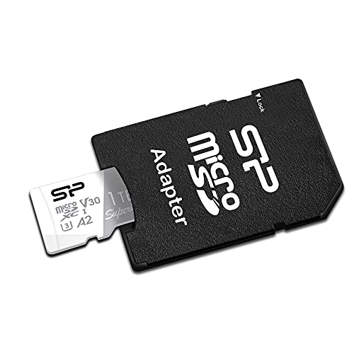 Image of Silicon Power 1TB Superior Micro SDXC UHS-I (U3) 4K A2,High Speed MicroSD Card with Adapter SU001TBSTXDA2V20AC