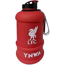 Hy-Pro Offical Licensed Liverpool F.C Gym Bottle - 1.3 Litres, BPA Free, Wrist Strap and Handle, Leakproof