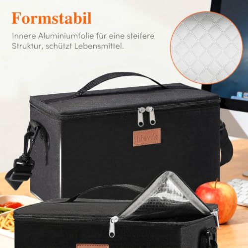 Lifewit Kühltasche Klein 6,4L / 11,6L, Kühlbox, Lunchtasche Isoliert – Ansicht 5