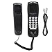 Wired Telephone KX-T628 Black English Wired Desktop Wall Phone Landline Telephone for Home Office P/T Dialing Compatible, Night Light Mute Function, Pause Function, Re-dial Function, etc