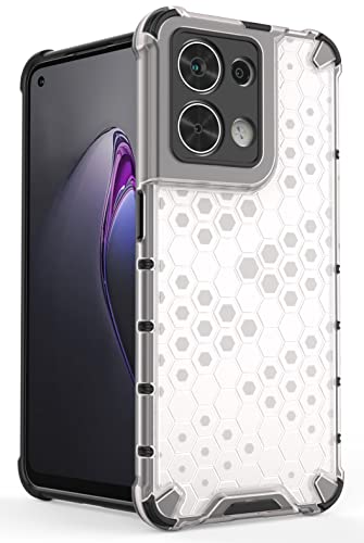 Image of Glasgow Back Case Cover Compatible with Oppo Reno8 5G / Reno 8 5G (Stylish Design) - Transparent