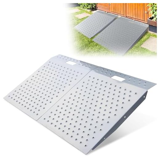 WHALEMOTOR Anti-Slip Shed Ramps Set