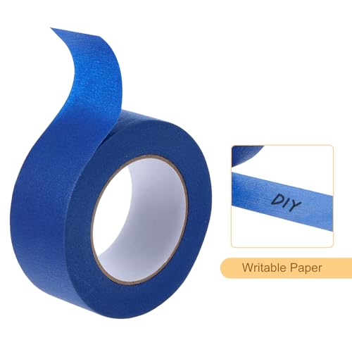 Image of Masking Tape Blue Painters Tape Paper Tape [for Crafts DIY Walls Painting Packing Automotive Home Decoration Teaching]- 2 Inch x 60 Yards /4 Rolls