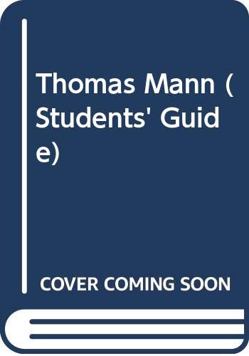 Thomas Mann (Students' Guide) 0435378325 Book Cover